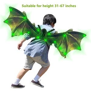 *NWT* LED & noise making dragon/dinosaur wings